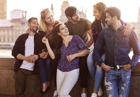 Group Of Close Friends Stock Image Image Of Laughing 58882673