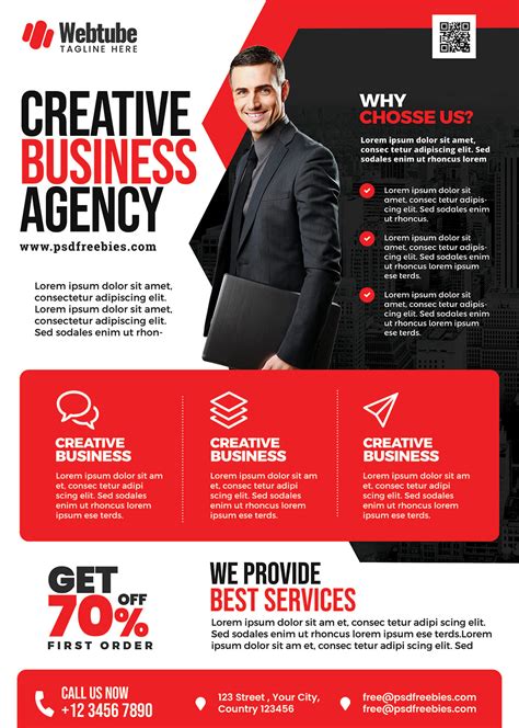 Multipurpose Business Advertisement Flyer Psd