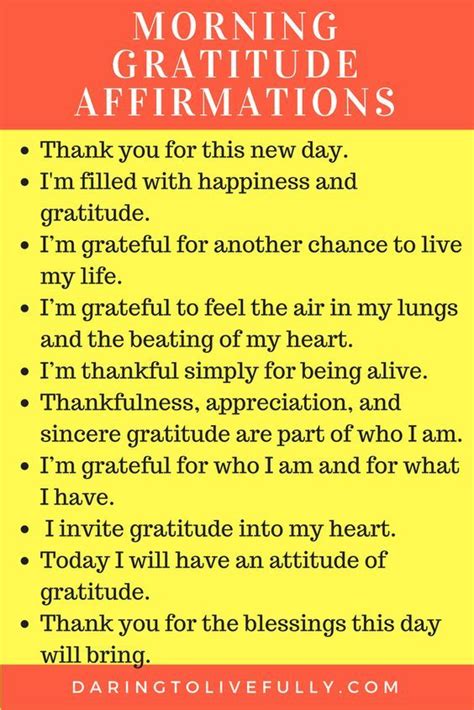 Daily Positive Affirmations Morning Affirmations Positive