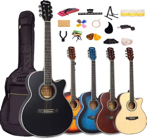 Jp Mademu Acoustic Guitar Beginner Set Cutaway Type