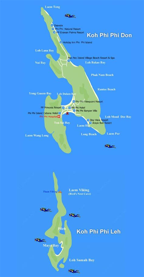 Large Phi Phi Islands Maps For Free Download And Print High