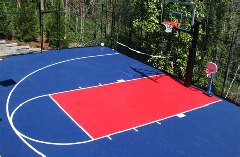 Image of outdoor badminton flooring plastic tile in united statesoutdoor badminton flooring plastic tile in united states are designed for outdoor and indoor sports court, such as basketball, tennis, volleyball, football and so on. FlooringInc Outdoor Basketball Kit - Half Court Kit 20' x ...