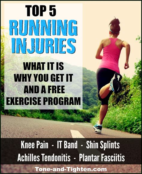 Best Treatment For Top 5 Running Injuries Tone And Tighten