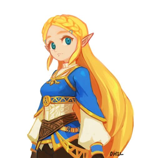 Princess Zelda The Legend Of Zelda And 1 More Drawn By Ohil Ohil822