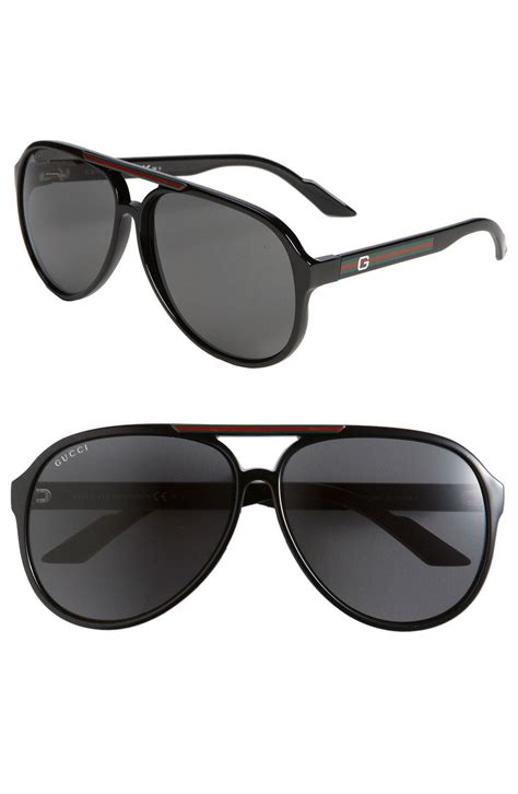 Gucci Black S Aviator Sunglasses Sunglasses Aviator Sunglasses