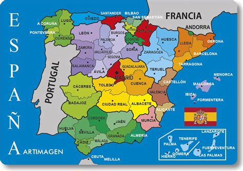 Mapa De Espana Los Mejores Productos De Marca España