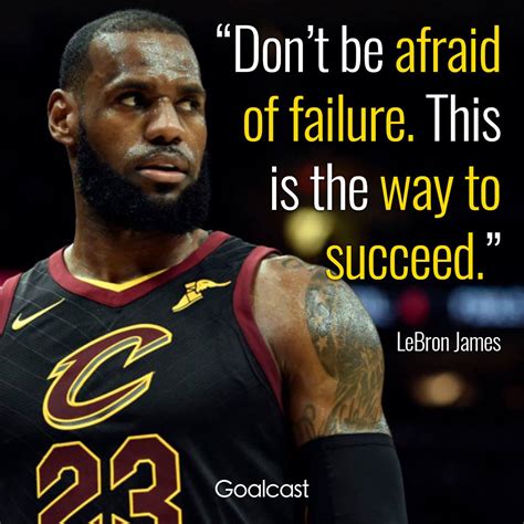 Printable Inspirational Lebron James Success Quote Poster