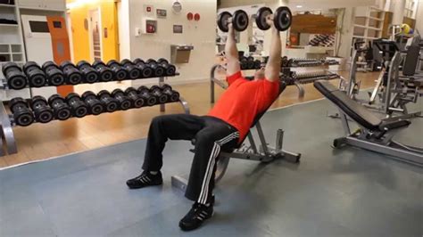 How to do incline dumbbell bench press: Incline Dumbbell Bench Press - Chest Exercise - YouTube