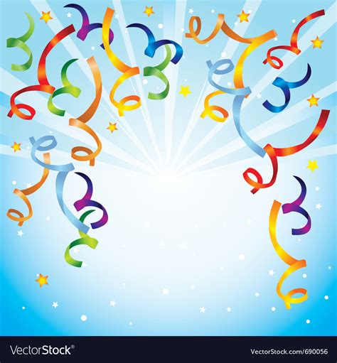 Confetti Royalty Free Vector Image Vectorstock