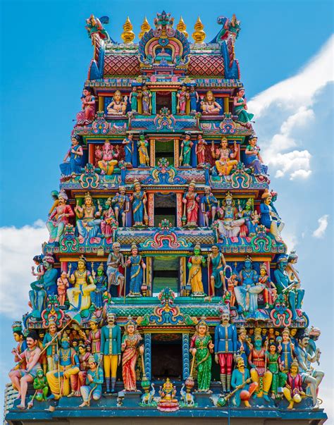 Singapores Oldest Hindu Temple It Is An Agamic Temple Built In The