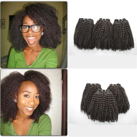 afro kinky curly virgin chinese hair bundles 3 pieces unprocessed human hair 8 30inch no