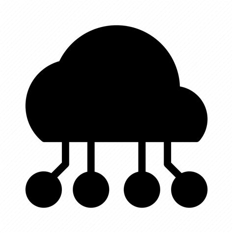 Cloud Computing Deploy Network Data Web Development Icon