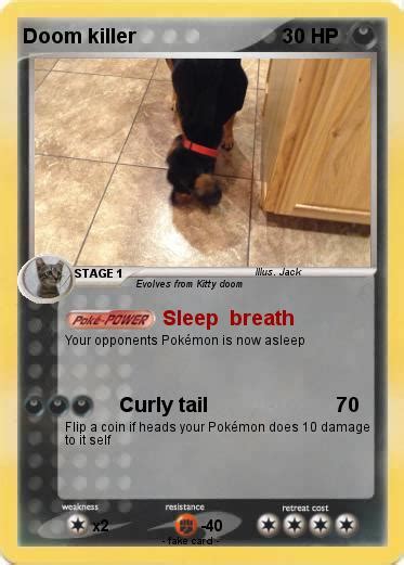 Pokémon Doom Killer Sleep Breath My Pokemon Card