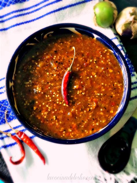 10 dried chiles de árbol, seeds and ribs removed. Chile de Molcajete {Roasted Tomatillo & Arbol Chile Salsa ...