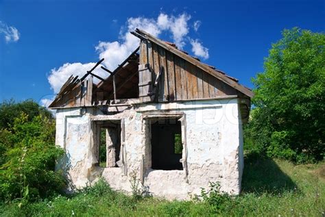 Broken House Stock Image Colourbox