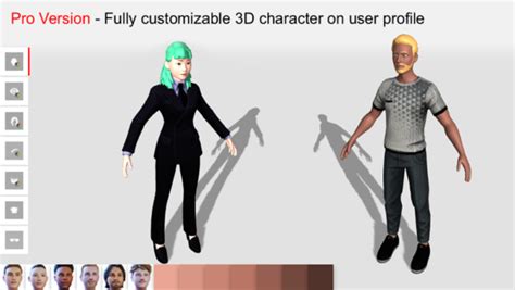 3d Avatar Creator User Profile Pro For Wordpress Avatar 3d Creator