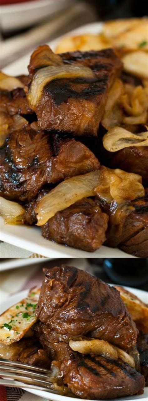 Tips for perfectly caramelized onions. Steak Tips With Caramelized Onions | Good steak recipes ...