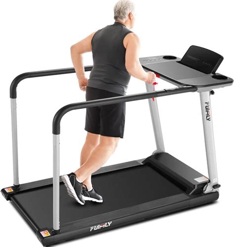 Funmily Walking Treadmill With Long Handrail For Seniors