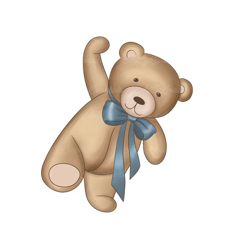 Teddy Bear Clipart Bear Png Baby Bear Png Baby Shower Digital