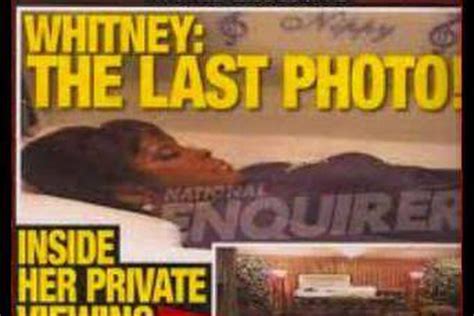 La Photo De Whitney Houston Dans Son Cercueil La Dh Les Sports