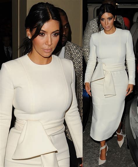 Actualizar 72 Imagen Kim Kardashian White Outfit Abzlocalmx