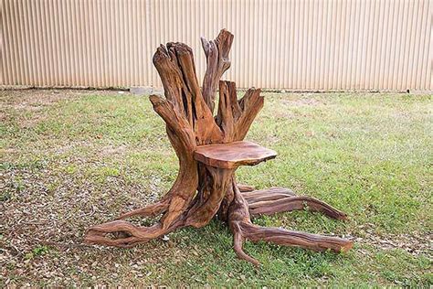 Creative Sitting Device Cedar Stump Chair On Behance