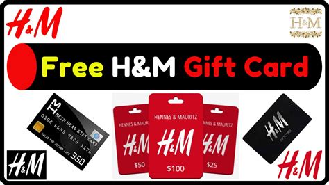 • the amount applied towards your purchase will be deducted from your gift card and any remaining balance will be displayed on your receipt. Free H&M Gift Card | H&m gifts, Gift card, Cards