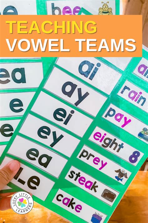 Teaching Vowel Teams Lucky Little Learners