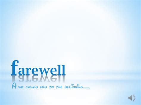 Farewell Powerpoint Template Free Printable Templates
