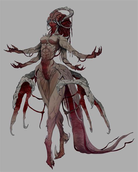 Private Commission Fantasy Character Design Monster Concept Art