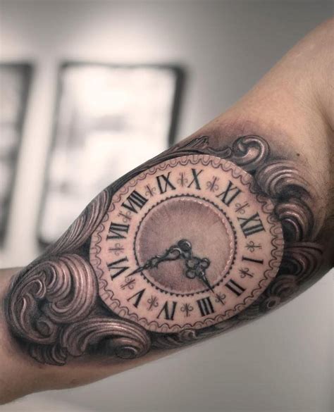 Digital Clock Tattoo Mansalo