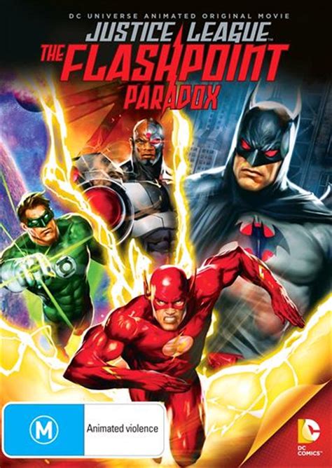 The flash causes a temporal ripple that creates a fractured reality where the justice league has never formed, superman does not exist and a war rages between wonder woman and aquaman. Justice League - Flashpoint Paradox Animated, DVD | Sanity