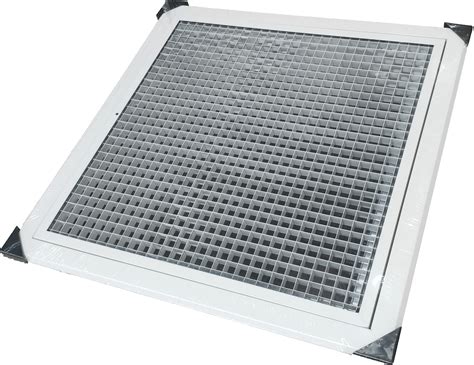 Return Air Grille 400 X 400 Egg Crate Hinged Filtered 4812 Paltech