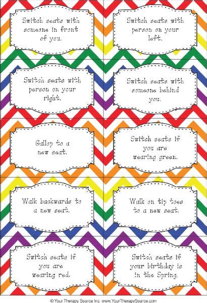 5 Free Brain Break Printables Your Therapy Source