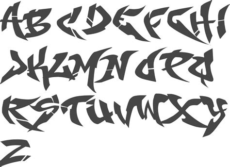 Graffiti Wildstyle Font Myfonts Spraypaint Typefaces Alfabeto De