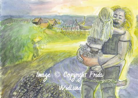Freya And Odr Sun And Earth At Summersolstice Frida Widlund Art Druid Forest School
