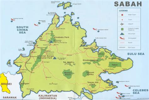 First question is about the country which is malaysia and my is its iso2 also known as country code. Sabah Map - Indonesia • mappery