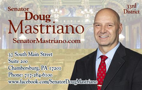 Pennsylvania state senator doug mastriano from franklin county has called for the resignation of department of health secretary dr. State Senator Doug Mastriano