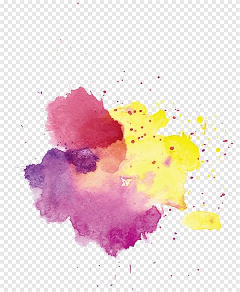 Splash Watercolor Effect Pattern Material Watercolor Splash Png Pngegg