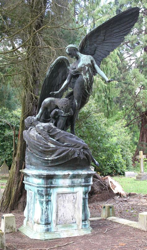 Stock Brookwood Cemetery Cemetery Statues Cemetery Angels Angel