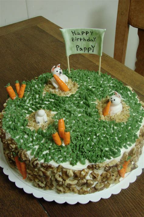 Bunny Carrot Cake Creative Food Carrot Cake Cake