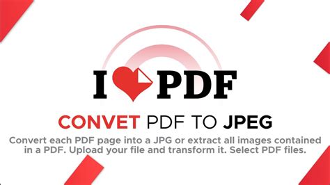 How To Convert Pdf File To Jpeg Ilovepdf Youtube