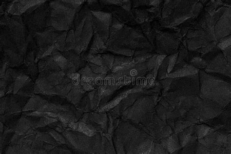 Black Crumpled Paper Stock Image Image Of Design History 248207401