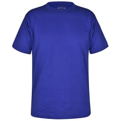Royal Blue T Shirt Plain Range From Smarty Schoolwear Ltd Uk