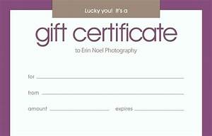 Doc 750320 Printable Gift Certificates Templates Free