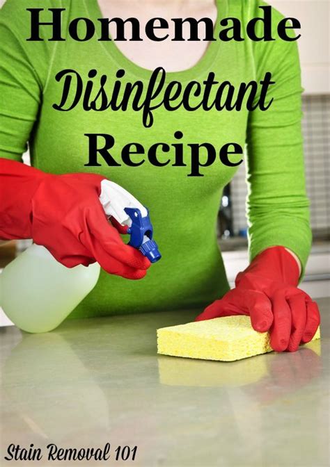 Discover homemade disinfectant spray recipes that will have your home cleaner than ever. Sanitizing With Bleach: Make Your Own Homemade ...