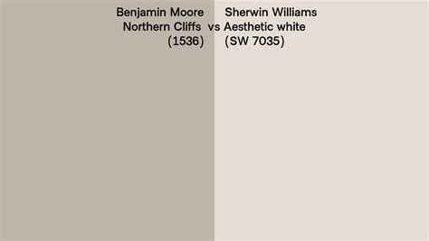 Benjamin Moore Northern Cliffs Vs Sherwin Williams Aesthetic
