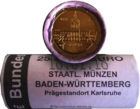 Germania 2 Euro Commemorativo Dedicato A “castello Di Charlottenburg A