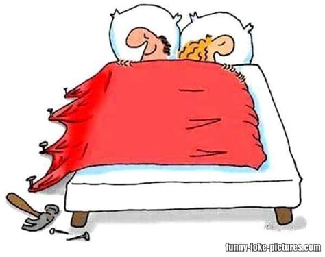 Marriage Bed Covers Cartoon Funny Joke Pictures