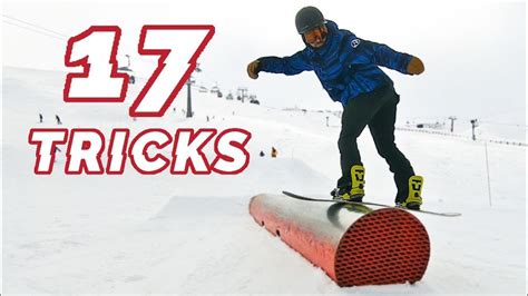 17 Snowboard Trick Progression Session Youtube